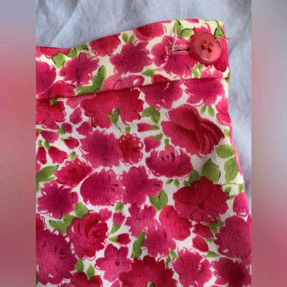 BRIGGS 🌴pink floral cropped pant, 12 - Picture 3 of 7